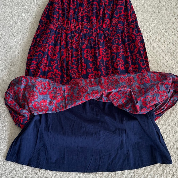 Anthropologie Sundry Aloha Floral Strapless Maxi Dress 1 (Small) Boho West Coast - Picture 10 of 15